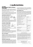 Audio Technica AT-440-MLA - Owners Manual 